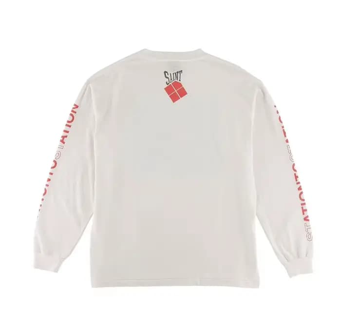Manches longues Saint T-Shirt hommes femmes unisexe Top qualité coton ample