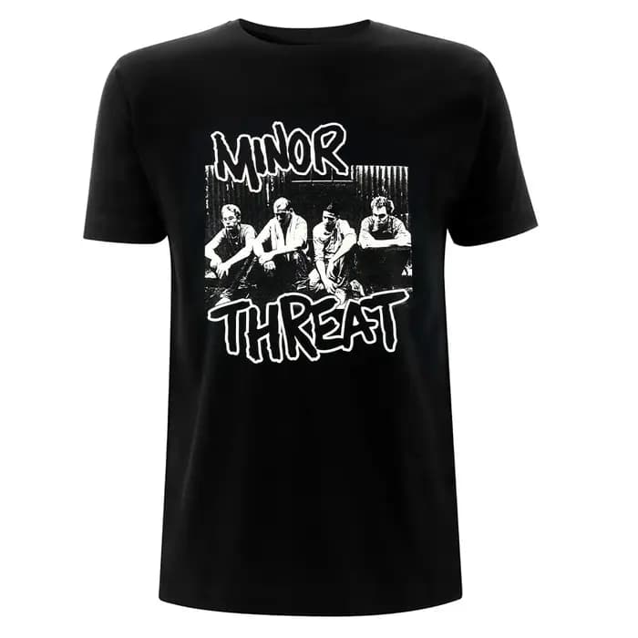 T-shirt en coton avec motif Minor Threat