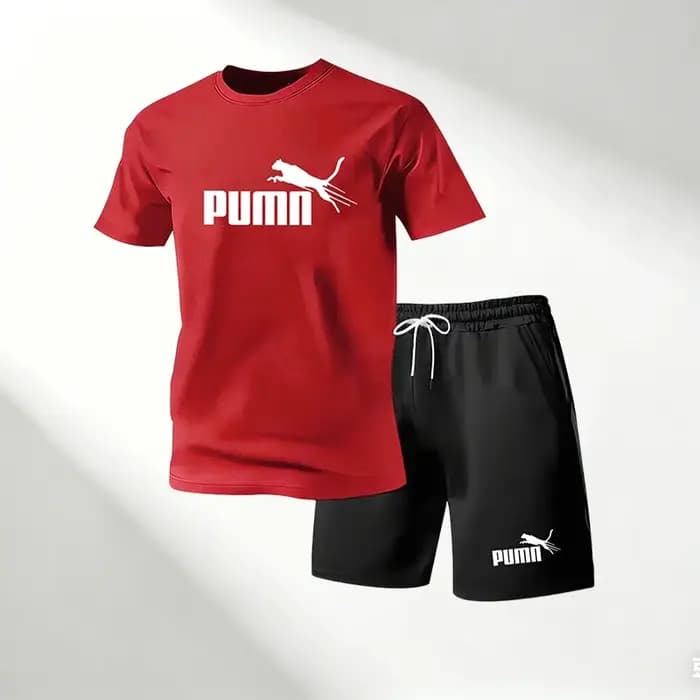 Offre Spéciale 2026 – Ensemble T-shirt et Short de Sport pour Homme