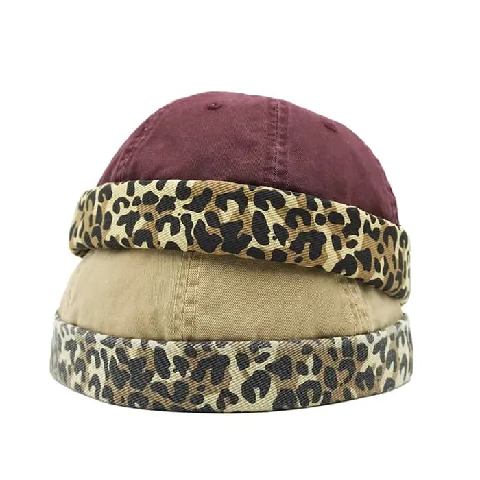 Bocca – casquette Docker imprimé léopard