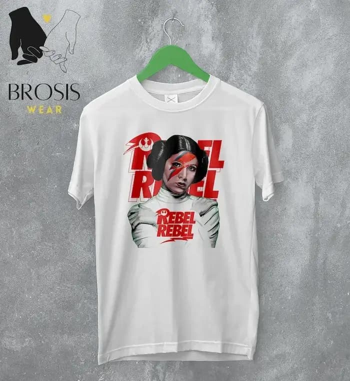 Princesse Leia rebelle rebelle T-shirt princesse Leia chemise rebelle fille Fan cadeaux