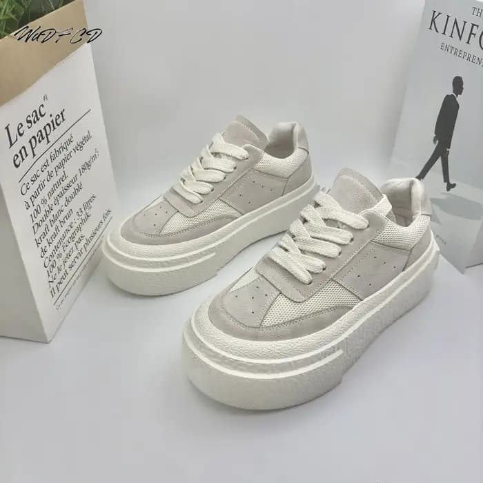 Encounaker-Chaussures de dehors à Plateforme Plate en Cuir NuSO k pour Homme