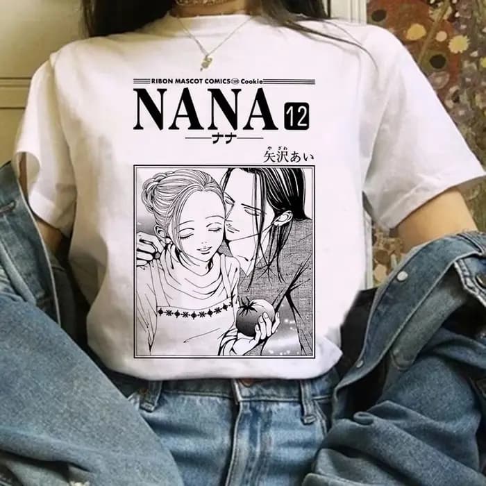 Anime Nana t-shirt pour femmes japonais années 2000 Style Y2k