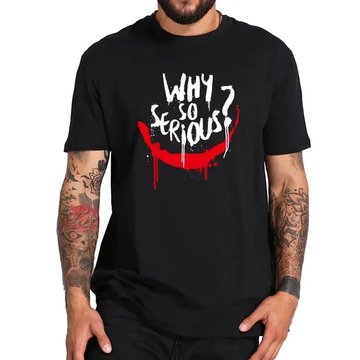 Joker – t-shirt manches courtes noir