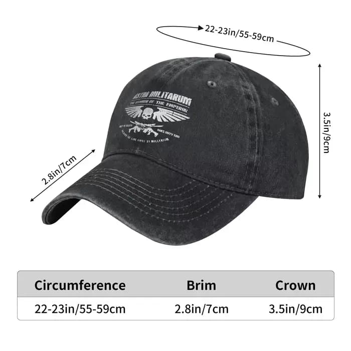 Casquettes de baseball unisexe « Marteau de l'Empereur » Astra Militarum Garde Impériale