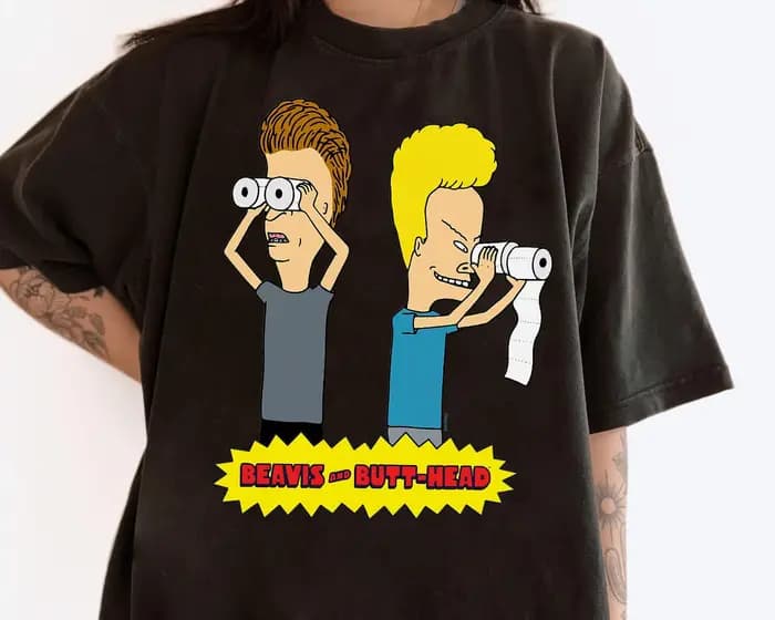 T-shirt MTV Beavis et Butthead Throwback des années 90