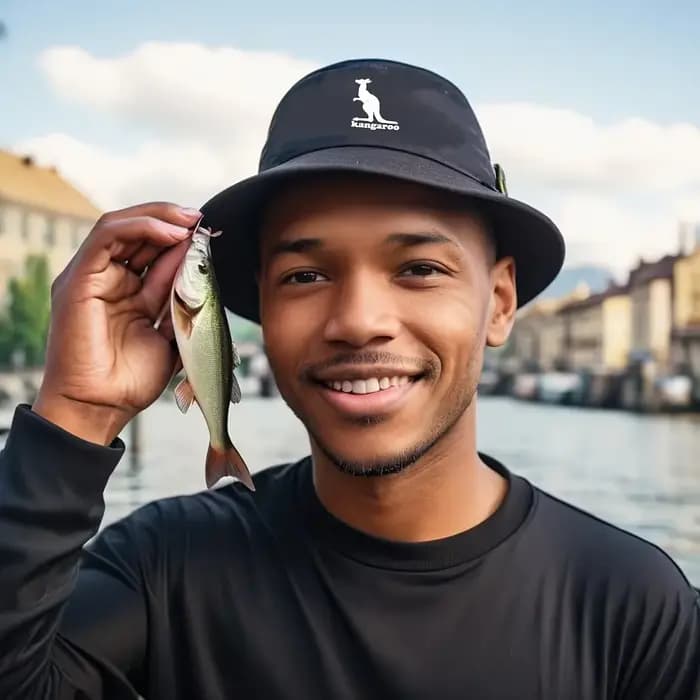 Chapeau kangourou imprimé animal pour hommes et femmes, 100% coton, protection solaire, respirant, léger, mode, E27