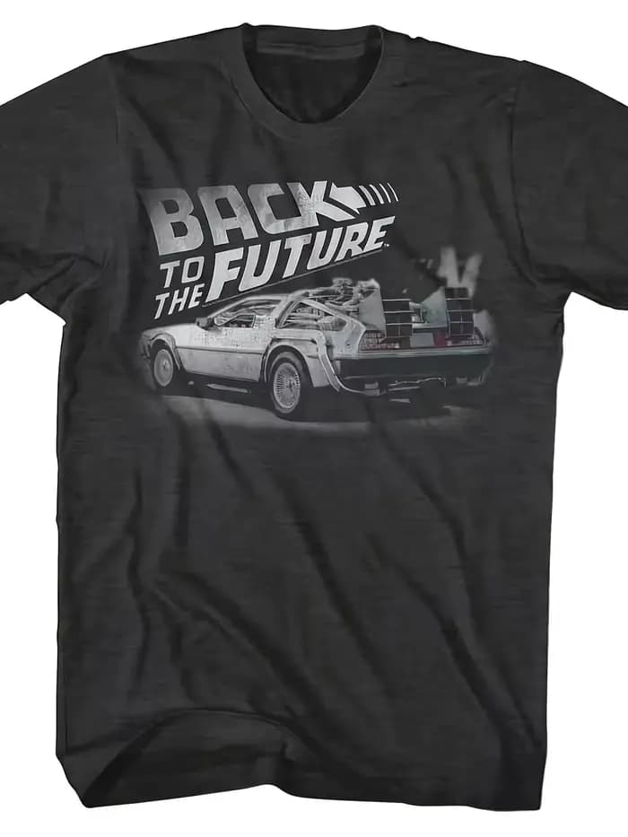 T-shirt Delorean Time Machine style années 80, t-shirt vintage, t-shirt à imprimé graphique sur le t
