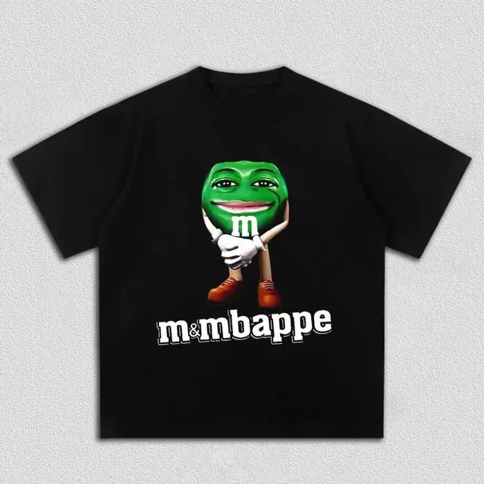 T-shirt humoristique Y2K surdimensionné en coton 100% pour homme et femme, motif Meme de football Mb