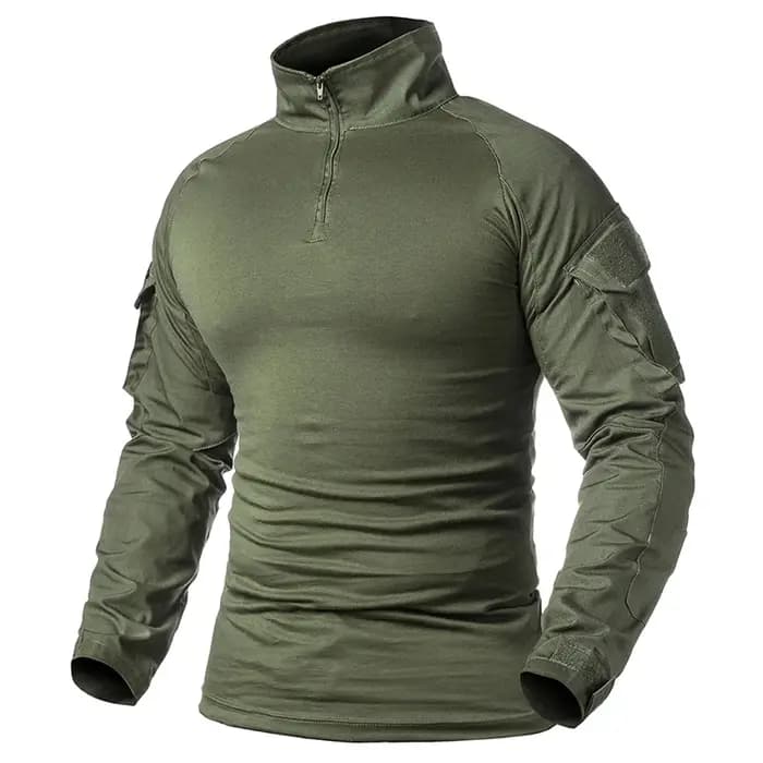 Hommes armée américaine tactique Multicam militaire Combat noir T-Shirt à manches longues CP Camouflage Airsoft chemises Camping chasse vêtements