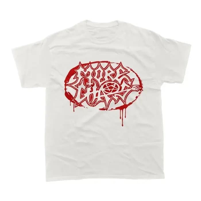 Ken Carson More Chaos Tee Merch T-shirts Cosplay femmes hommes mode décontracté col rond manches courtes Streetwear T-shirt cadeau