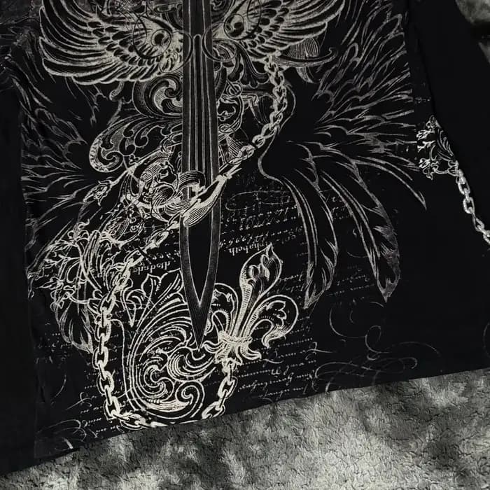 Sweat-shirt gothique noir pour hommes