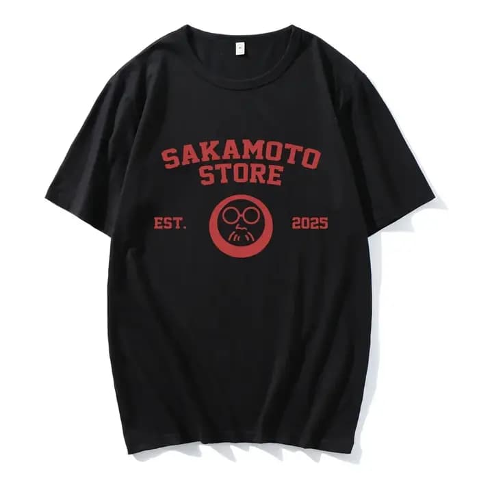 Sakamoto Store EST 2025 t-shirts dessin animé Manga