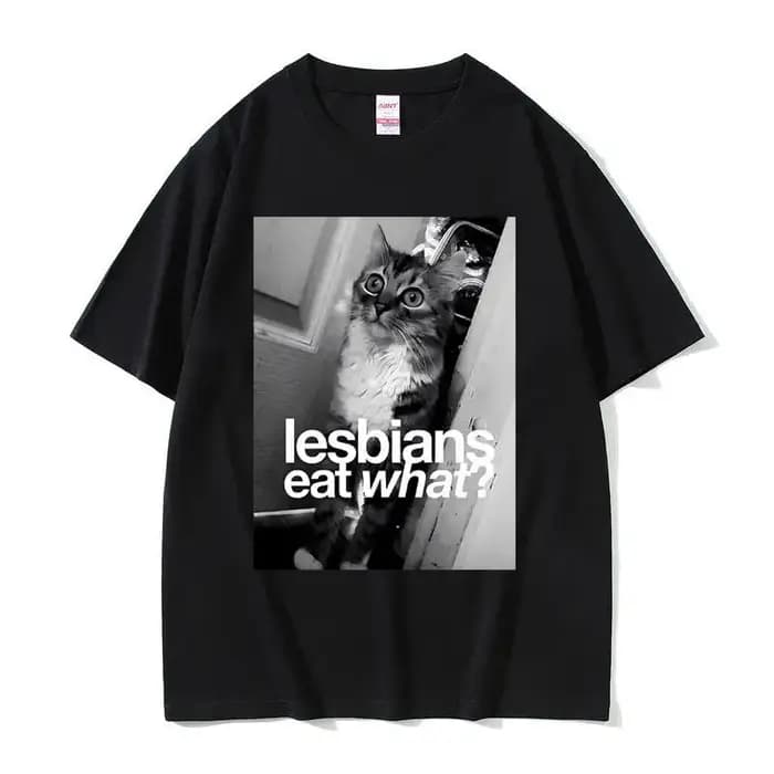T-shirt unisexe « Lesbiennes mangeront ce qu'elles veulent » – Nouveau