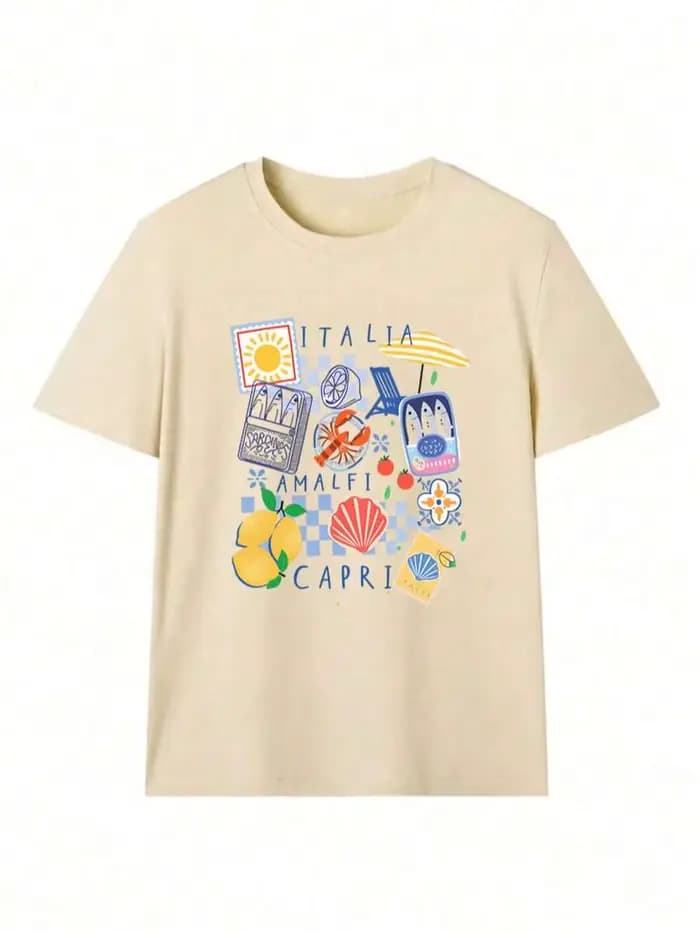 Nouveau T-shirt d'été blanc décontracté pour femme à manches courtes