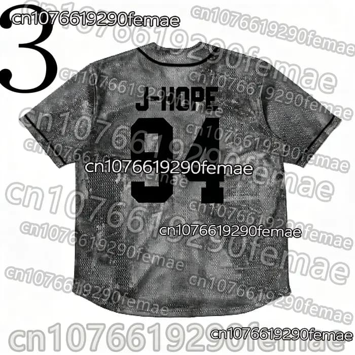 Nouveautés 2026 pour hommes et femmes KPOP # T-shirt de baseball 97, maillot de sport quotidien pour