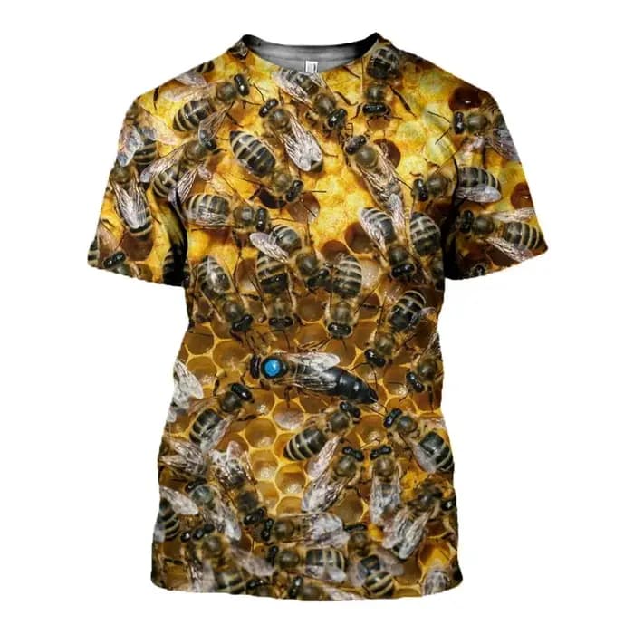 T-shirt graphique à imprimé 3D pour hommes et femmes