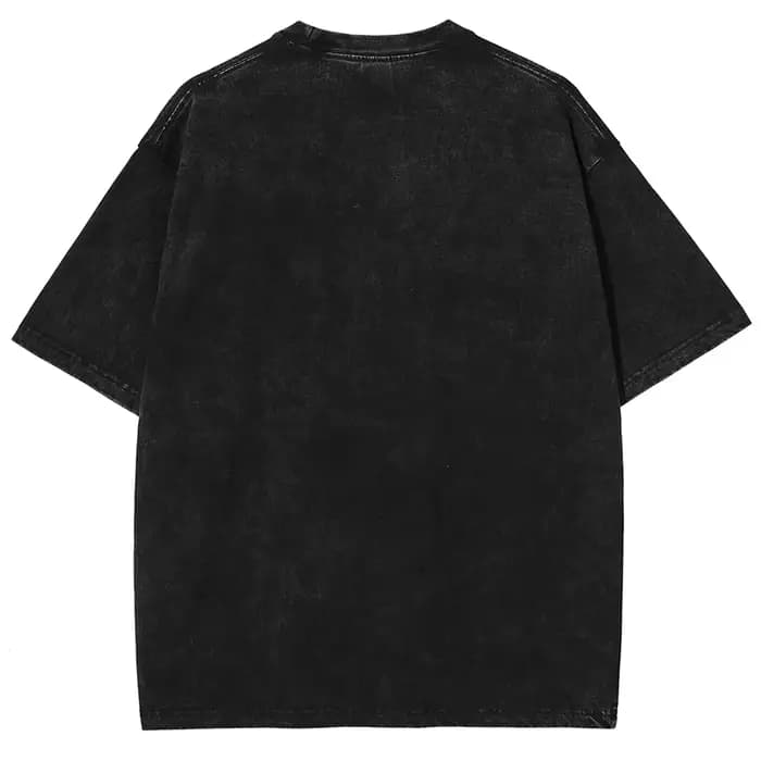 T-shirt Anime Riyo Gachiakuta Manga Gothique Vintage Lavé Oversize Coton Manches Courtes Vêtements d'Été pour Hommes