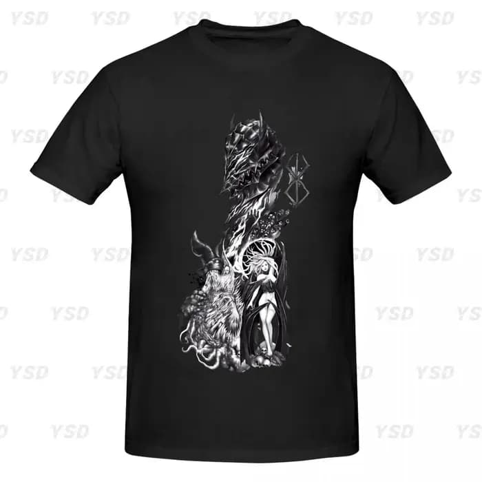 T-shirt de sport unisexe Berserk Guts, T-shirt respirant, coton, respirant, respirateur, manga