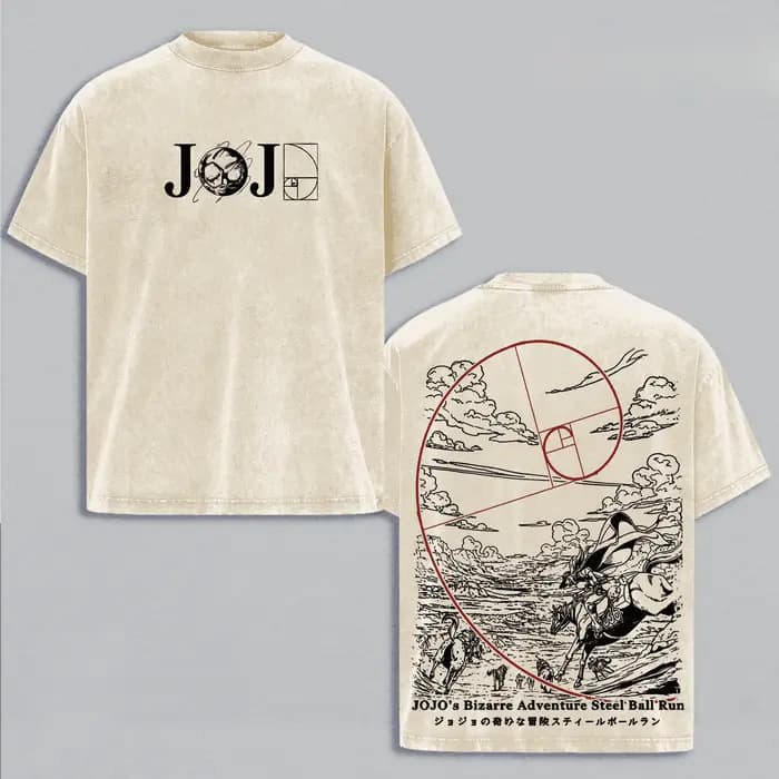 T-shirt Anime JoJo's Bizarre Adventure pour hommes, vêtements vintage Y2k, t-shirt surdimensionné la