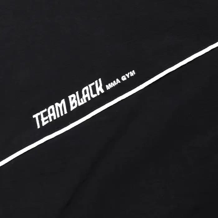 Jinx Team Veste de survêtement coupe-vent noire à manches longues