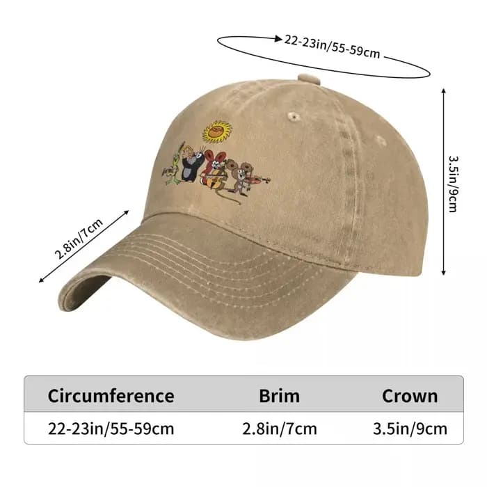 Casquette à visière multicolore The Little Mole pour femme