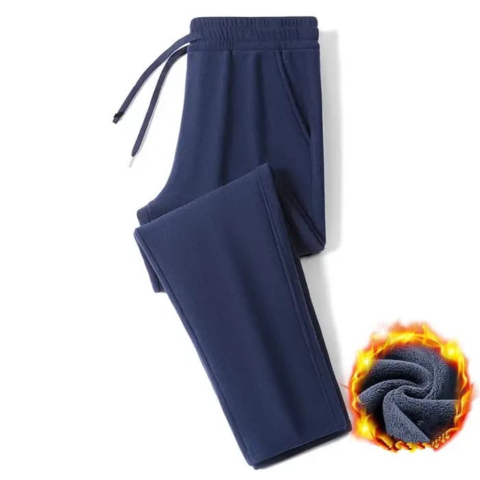 Pantalon de survêtement coupe-vent pour hommes, pantalon de maison décontracté, ample, pour l'extérieur, vêtements de travail, nouveau Style, polaire, hiver 2026