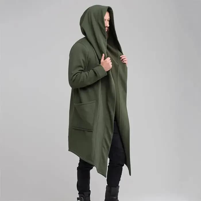 Veste cardigan surdimensionnée à capuche – Manteau chaud de printemps unisexe, sweat à capuche de co