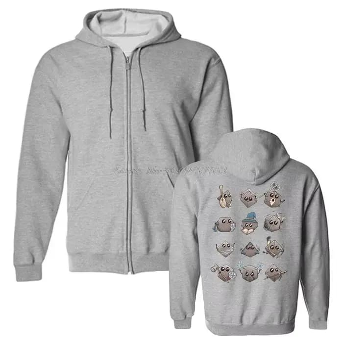 Sweat à capuche pour hommes Kawaii DnD Classes unisexe