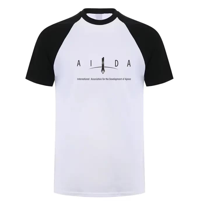 AIDA International t-shirt hommes hauts coton à manches courtes plongée libre homme