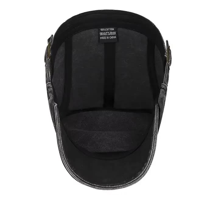 Casquette plate en coton délavé style vintage pour homme, casquette gavroche, casquette Ivy à visière, casquette de conduite décontractée pour femme, casquette de peintre, béret, chapeau printemps aut
