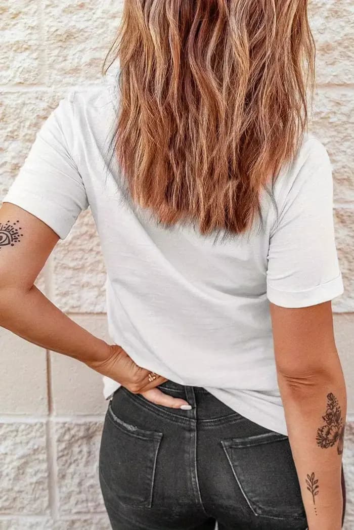 T-Shirt à manches de chat sarcastique pour femmes