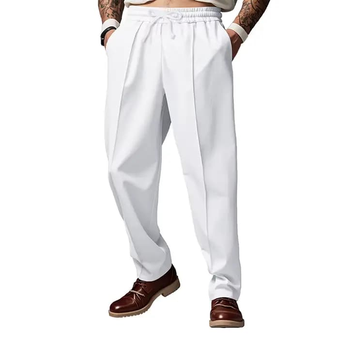 Pantalon de jogging fin oversize américain 2026