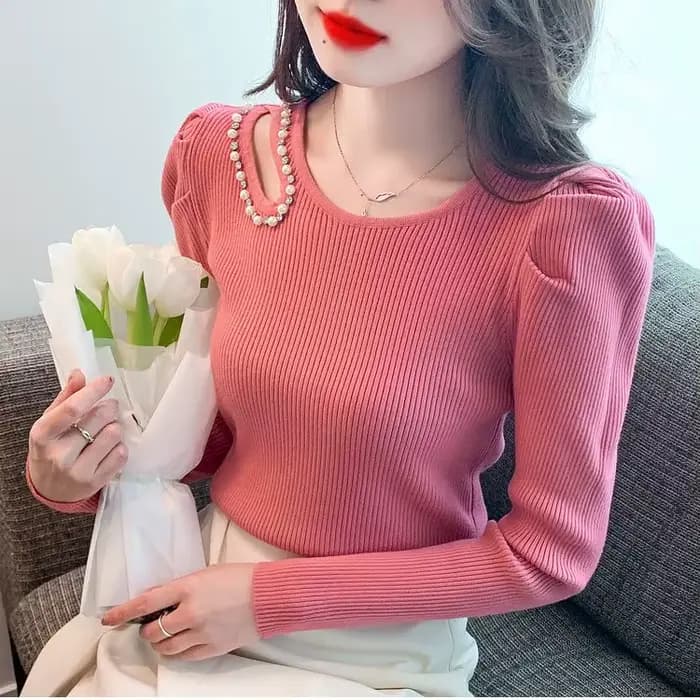 Chemise de Base à manches bouffantes pour femmes