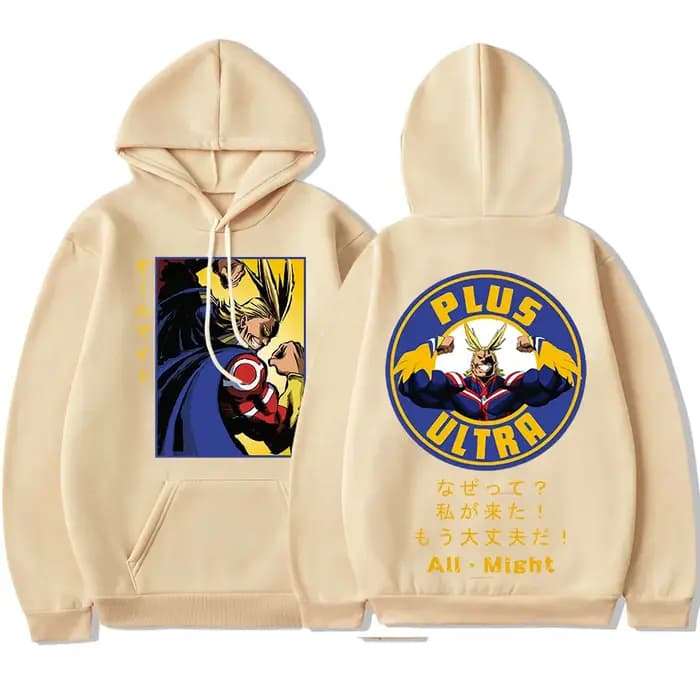 Sweat à capuche imprimé Anime My ForeAcademia pour hommes et femmes