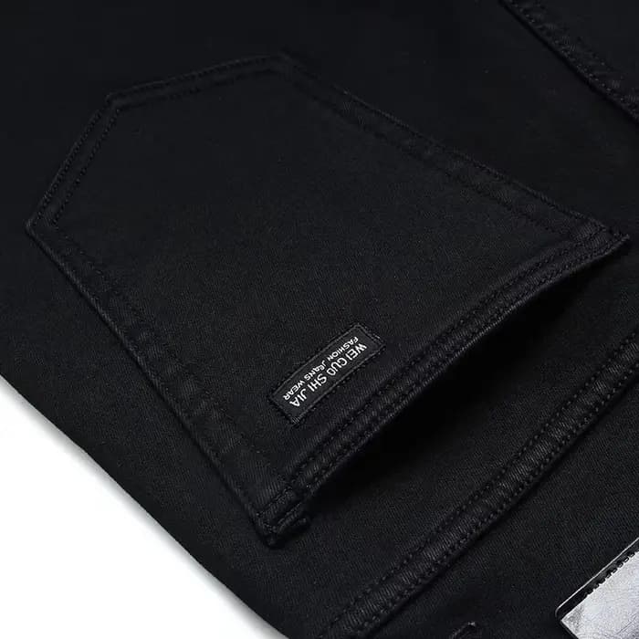 Printemps automne hommes classique marque de mode jean Homme