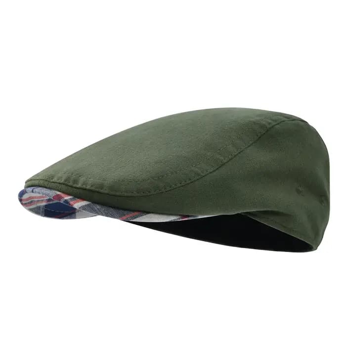 Jangoul hommes casquette plate doux Vintage lin chapeaux décontracté rétro gavroche chapeau béret pour homme conduite