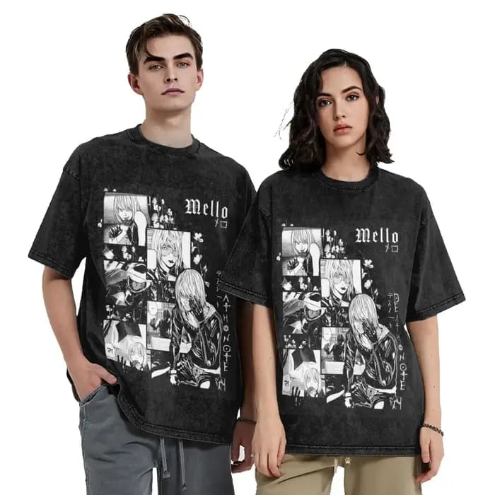 Mello - Mihael Keehl Unique Trendy A Vintage T-shirts surdimensionnés