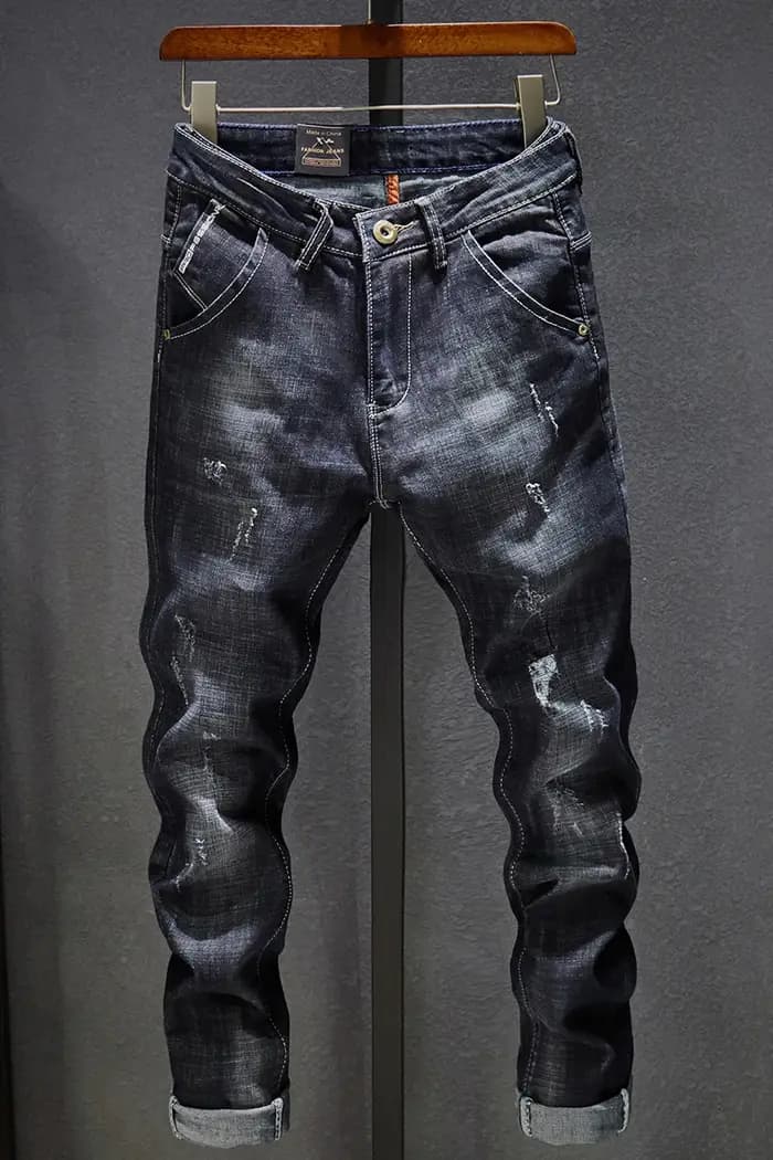 Haut à la mode hommes jean marque Robin 2020 Hip Hop printemps automne déchiré