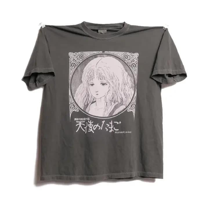T-shirt rétro pour hommes, film d'animation Angel Egg, nouveau T-shirt unisexe d'été