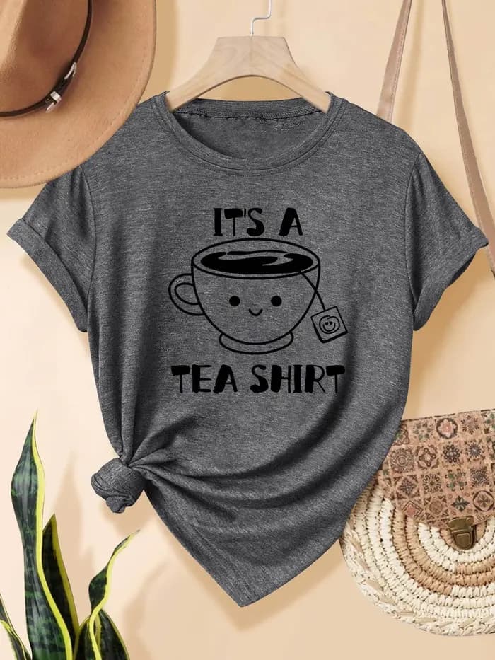 It's A Tea Shirt T-shirt pour femme - Motif avec jeu de mots mignon