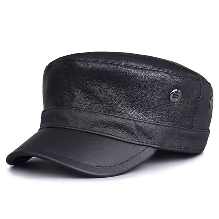 Casquette de Baseball en Cuir group pour Homme, Chapeau pio, Chaud, Style Militaire de l'Armée, Élég