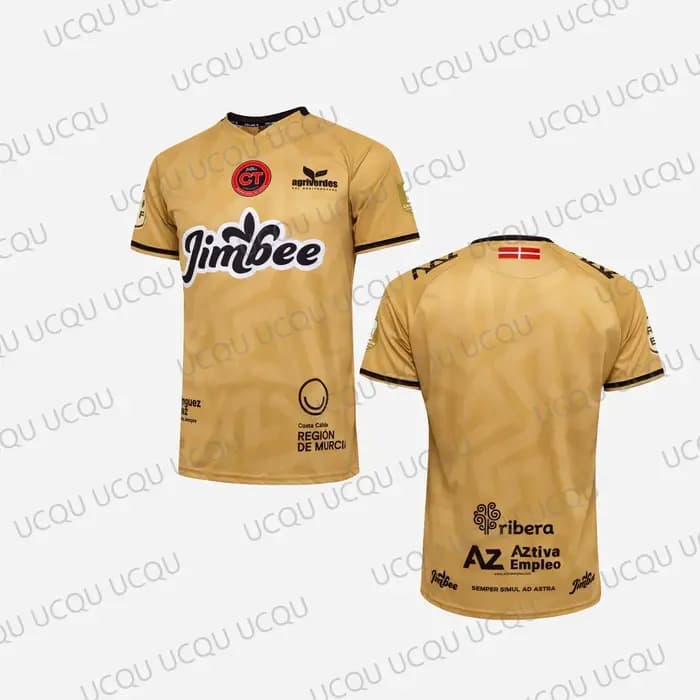 Maillot de Futsal Jimbee Cartagena Costa Calida Espagne – Tenue de Football en Salle Saison 2026 – Cadeau pour Hommes