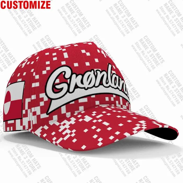 Casquettes de Baseball danois personnalisées en 3d
