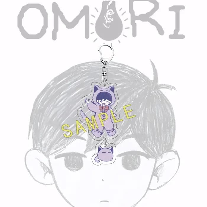 Pendentif en acrylique Anime OMORI 6CM