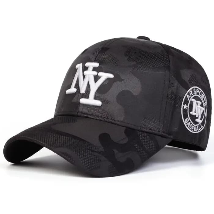 Casquette de baseball camouflage NY pour hommes et femmes