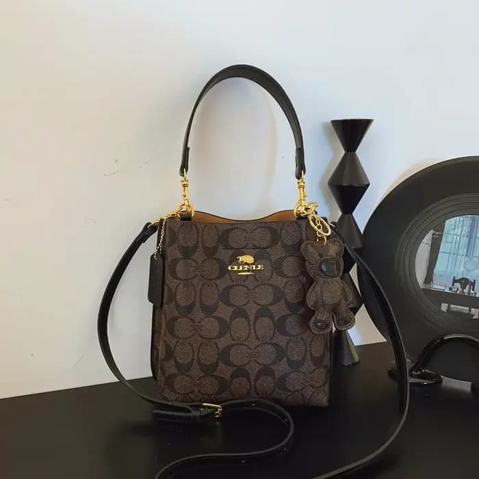 Style à la mode, sac à main élégant et luxueux en forme de seau, polyvalent et adapté à toutes les o