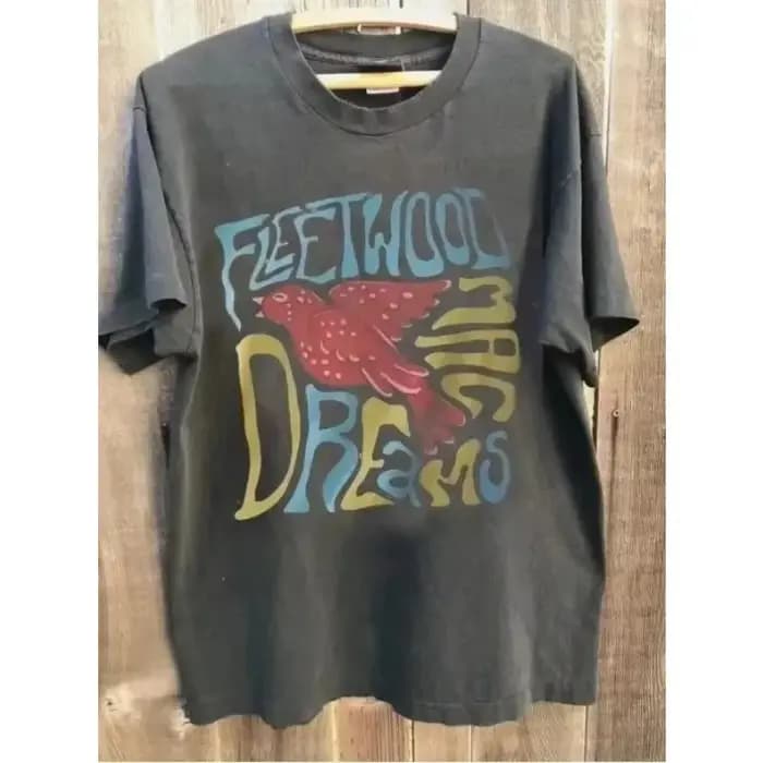 T-shirt pour hommes Fleetwood Mac Harajuku, nouveau t-shirt rétro Fleetwood Mac US Tour