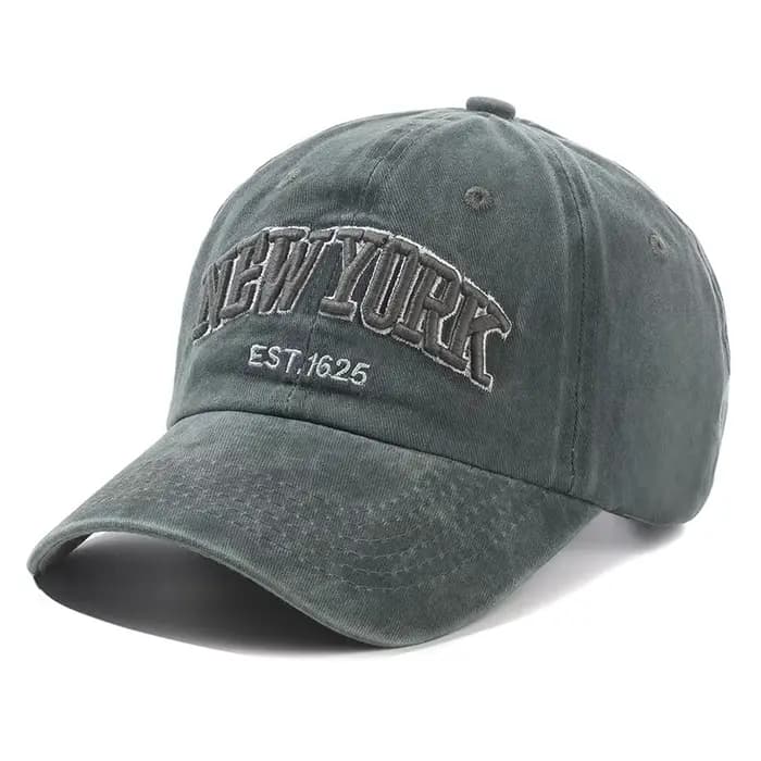 Casquette en coton délavé New York 2025 pour hommes et femmes, casquettes snapback, casquettes de baseball, protection solaire, casquette de papa, casquette d'extérieur