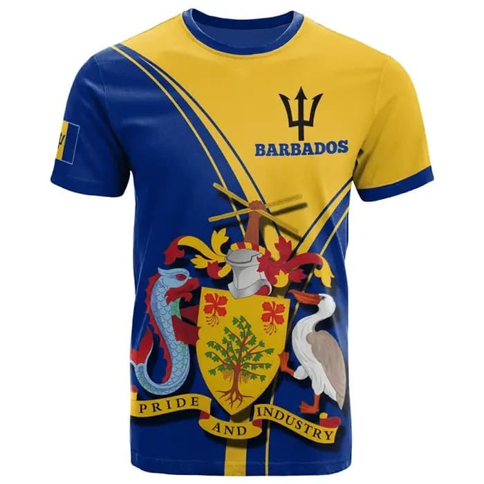 T-shirt graphique sensation de Barbade pour hommes